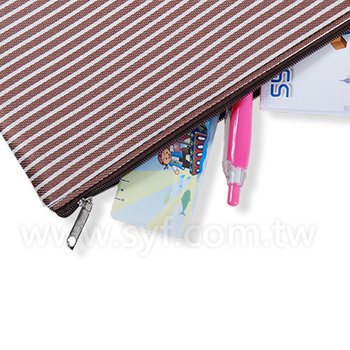 拉鍊袋-編織材質W34xH24.5cm-單面單色印刷-可印刷logo_5