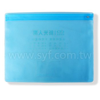拉鍊袋-PVC材質加名片袋拉鍊袋W34.8xH27.4cm-燙金印刷-可印刷logo_1