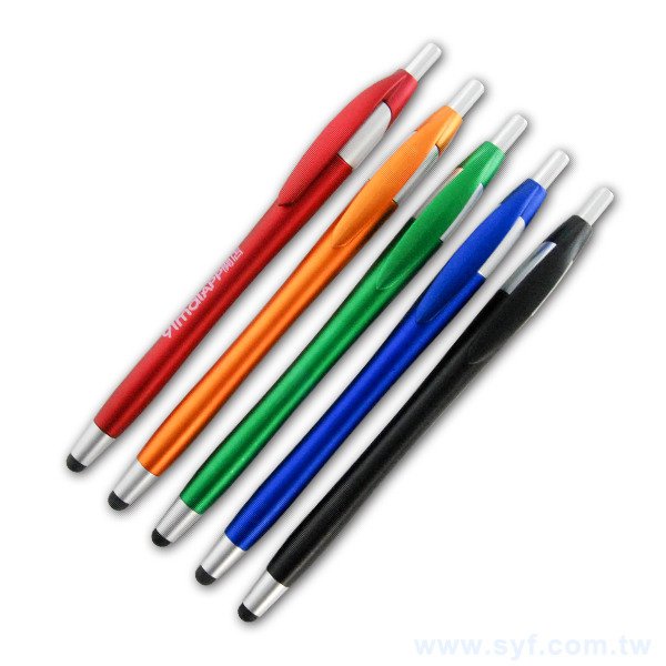觸控筆-半金屬消光電容禮品-手機觸控兩用廣告筆-五款式可選_3