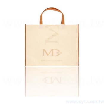 不織布環保購物袋-厚度120G-尺寸W48xH38xD10cm-雙面單色印刷(塑膠扣)_8