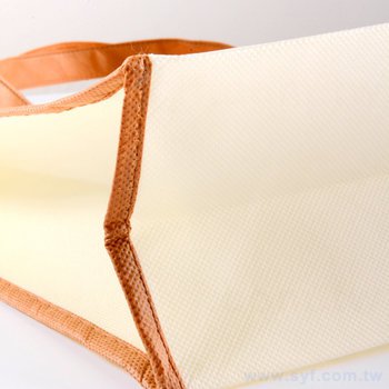 不織布環保購物袋-厚度120G-尺寸W48xH38xD10cm-雙面單色印刷(塑膠扣)_7
