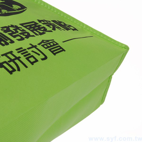 手提不織布袋-厚度80G-尺寸W32xH25xD9cm-雙面單色可客製化印刷_3