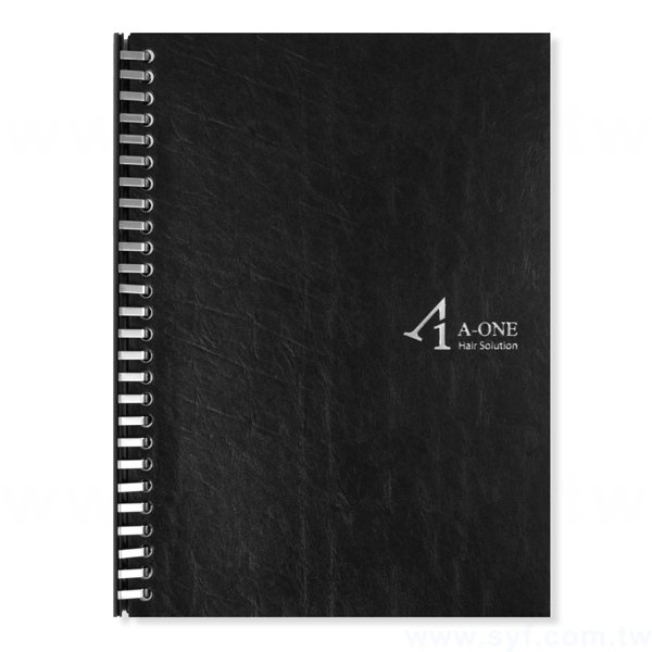 尊爵皮紋工商日誌-抽取式活頁記事本-可訂製內頁及客製化加印LOGO_1