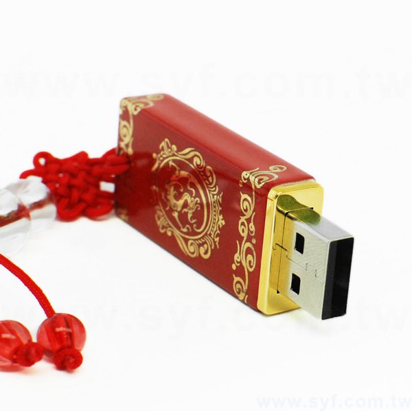 隨身碟-中國風印刷青花瓷USB-金紅陶瓷隨身碟-兩種訂購推薦顏色可選-採購訂製股東會贈品_3
