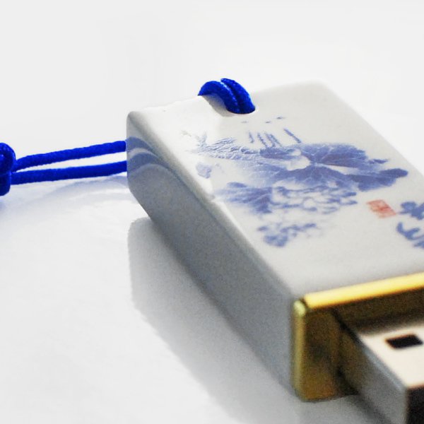 隨身碟-中國風印刷青花瓷USB-陶瓷隨身碟-三種推薦圖騰花色可選-採購股東會紀念品_6