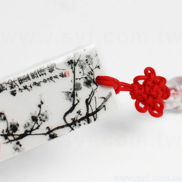 隨身碟-中國風印刷青花瓷USB-水墨畫陶瓷隨身碟-五種推薦書法花色可選-採購訂製股東會贈品_8