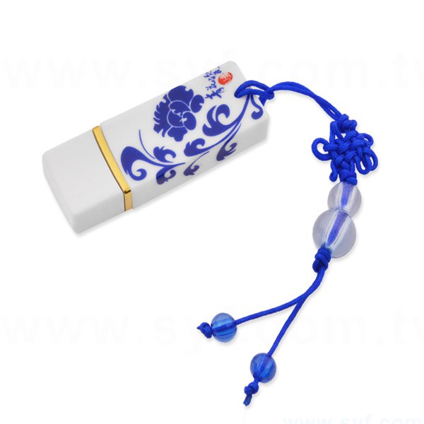 隨身碟-中國風印刷青花瓷USB-陶瓷隨身碟-三種推薦圖騰花色可選-採購股東會紀念品_2