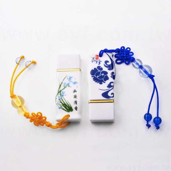 隨身碟-中國風印刷青花瓷USB-陶瓷隨身碟-兩種推薦圖騰花色可選-採購訂製股東會贈品_7
