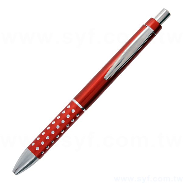 廣告筆-單色原子筆-四款鑽石筆桿可選-客製化印刷贈品筆_2