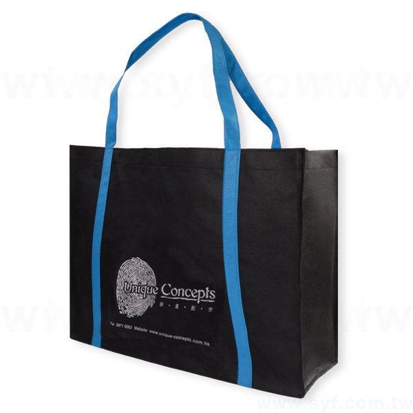 不織布環保購物袋-厚度120G-尺寸W52xH39xD15cm-雙面單色印刷_0