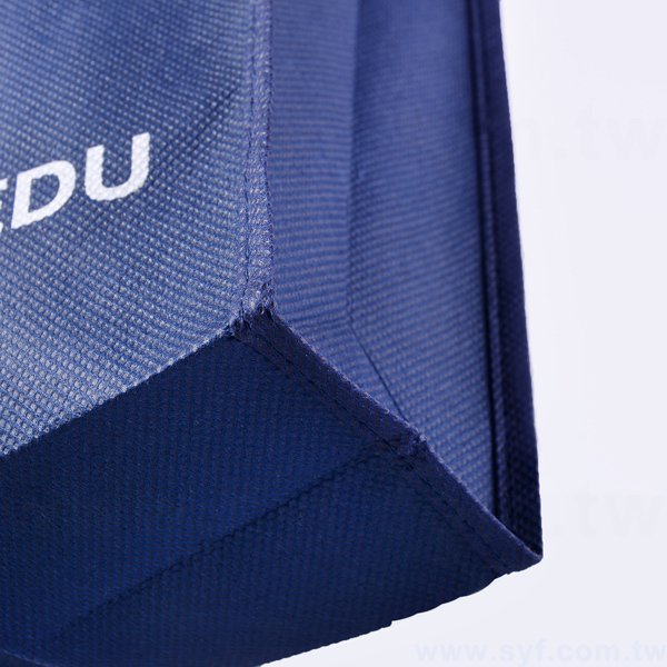 不織布手提袋-厚度100G-尺寸W25.5xH32.5xD7cm-雙面單色可客製化印刷_4