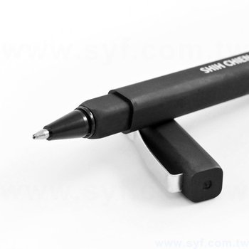 廣告筆-四方霧面噴膠筆管禮品-單色原子筆-採購訂製贈品筆_7