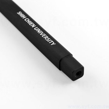 廣告筆-四方霧面噴膠筆管禮品-單色原子筆-採購訂製贈品筆_8