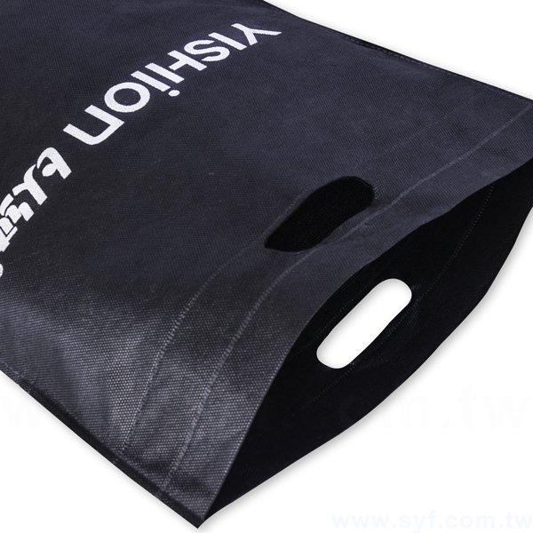 不織布熱壓環保袋-厚度80G-尺寸W33.5xH42cm-單面單色印刷_1