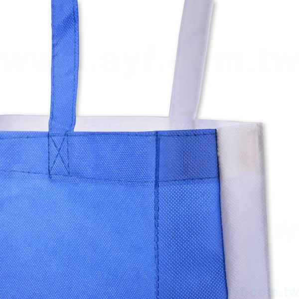 不織布環保購物袋-厚度80G-尺寸W37xH45xD10cm-雙面雙色印刷_3