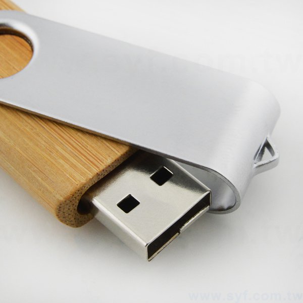 環保隨身碟-原木禮贈品USB-木製金屬旋轉隨身碟-客製隨身碟容量-採購訂製印刷推薦禮品_5