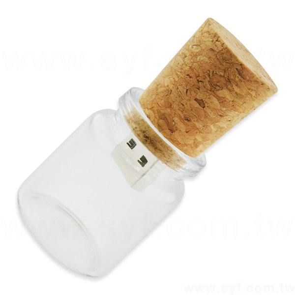 環保隨身碟-木製禮贈品USB-玻璃軟木塞造型隨身碟-客製隨身碟容量-採購訂製印刷推薦禮品_3