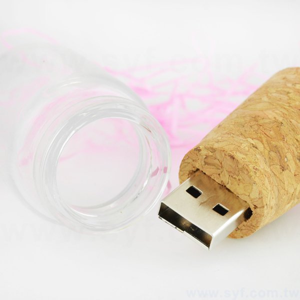 環保隨身碟-木製禮贈品USB-玻璃軟木塞造型隨身碟-客製隨身碟容量-採購訂製印刷推薦禮品_4