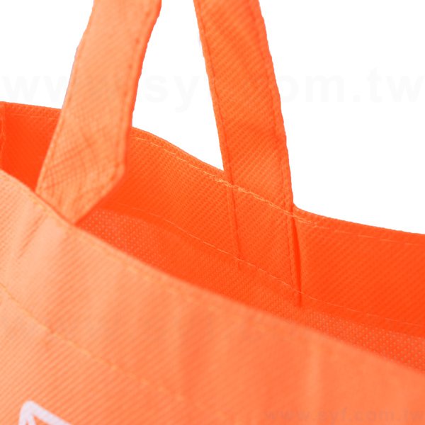 不織布環保購物袋-厚度80G-尺寸W35xH24xD11cm-雙面雙色印刷_2