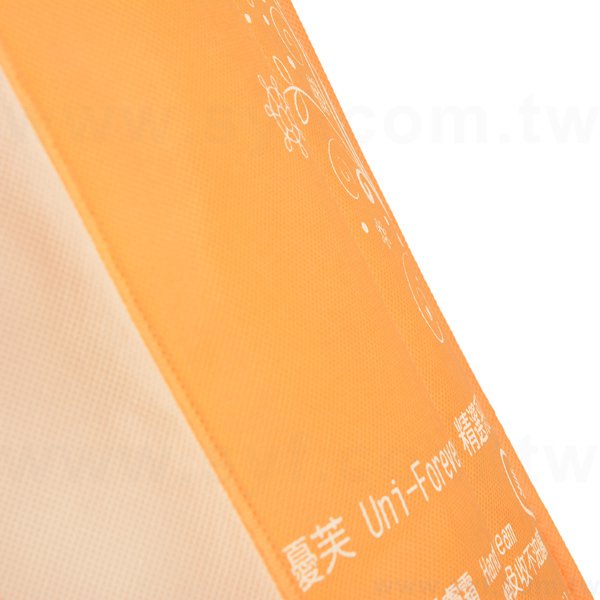 不織布環保購物袋-厚度80G-尺寸W32xH40xD20cm-雙面單色印刷_3