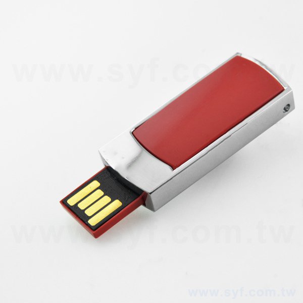 隨身碟-商務禮贈品-伸縮金屬USB隨身碟-客製隨身碟容量-工廠客製化印刷禮品_2