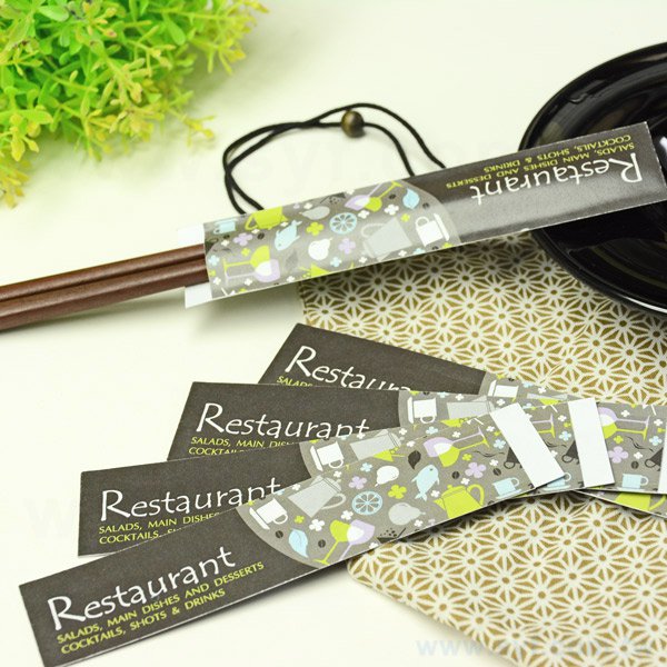 模造紙環保筷套製作-彩色印刷-客製化餐廳筷套印刷_3