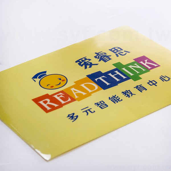名片型透明貼紙印刷-學校財產標籤防水貼紙製作-客製化印刷可燙金燙銀貼紙-8423-2