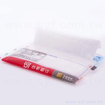 大方105x100mm塑料廣告面紙包印刷(內含8抽面紙)-客製彩色廣告塑料印刷_2