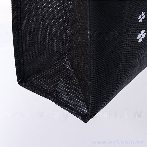不織布手提立體袋-厚度80G-尺寸W23xH20xD9cm-雙面三色可客製化印刷_5