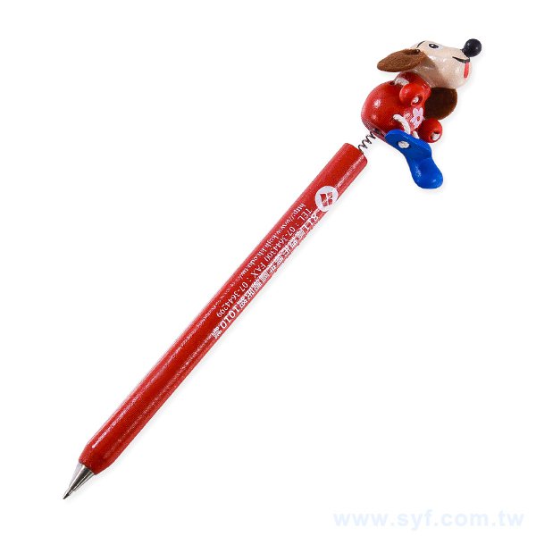 動物造型廣告筆-木製筆管禮品-單色原子筆-採購客製印刷贈品筆_0