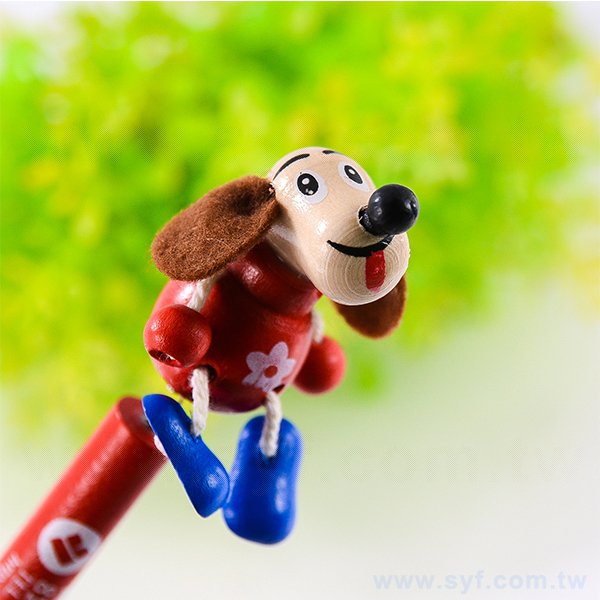動物造型廣告筆-木製筆管禮品-單色原子筆-採購客製印刷贈品筆_2