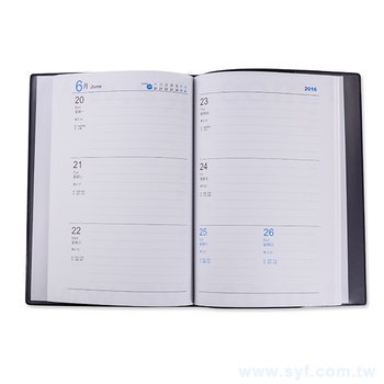 25K發泡平裝商務記事本-經濟款精裝高週波工商日誌-可訂製內頁及客製化LOGO_5