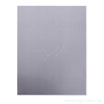 紙資料夾-250P銅西紙材質單面上霧膜-雙面彩色印刷-加名片夾_1
