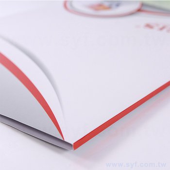 紙資料夾-250P銅西紙材質單面上霧膜-雙面彩色印刷-加名片夾_3