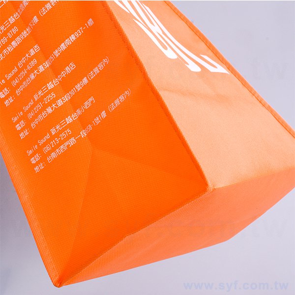 不織布手提袋-厚度80G-尺寸W36xH32xD16cm-四面單色可客製化印刷_4