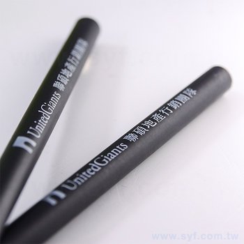 黑木鉛筆單色印刷-消光黑筆桿印刷禮品-採購批發製作贈品筆_3