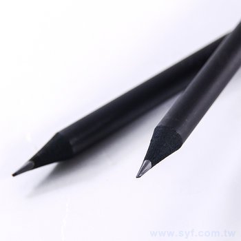 黑木鉛筆單色印刷-消光黑筆桿印刷禮品-採購批發製作贈品筆_4