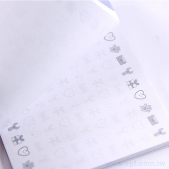 A7便條紙-彩色封面亮膜印刷-7x9.5便條紙-訂製創意便條紙_11