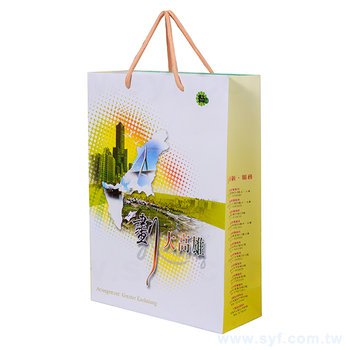 200P銅西紙袋-25.5x35.2x9cm-彩色印刷-單面霧膜手提袋-客製化紙袋訂製_1