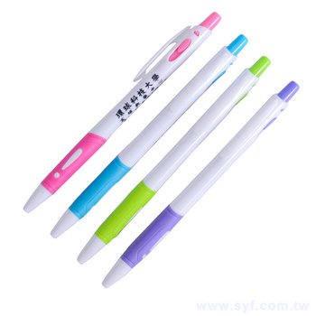 廣告筆-造型環保筆管推薦禮品-單色原子筆-三款筆桿可選-採購客製印刷贈品筆_0