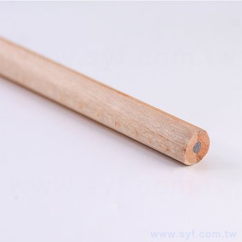 原木環保鉛筆-小三角塗頭印刷廣告筆-採購批發製作贈品筆_2
