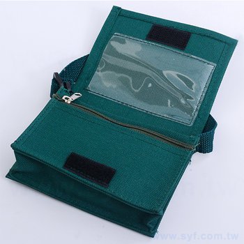 小書包-13x9x4cm特多龍布料單面三色網版印刷-附卡套防水小書包_3