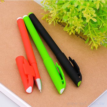 廣告筆-開蓋式霧面筆管禮品-單色中性筆-工廠客製化印刷贈品筆_5