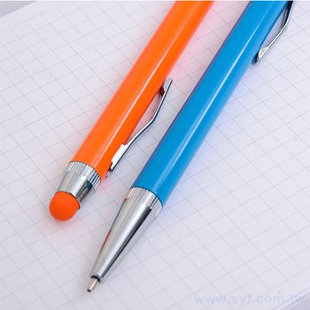 觸控筆-旋轉式觸控亮彩廣告筆-採購批發贈品筆-可客製化加印LOGO_2