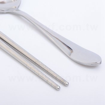 不鏽鋼餐具2件組-筷.匙-附小麥收納盒.透明塑膠蓋_2