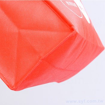 不織布手提立體袋-厚度80G-尺寸W25xH33xD10cm-雙面單色不共版印刷_3