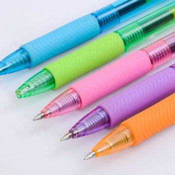 廣告筆-防滑彩色半透筆管禮品-五款筆桿可選禮品-採購訂製贈品筆_2