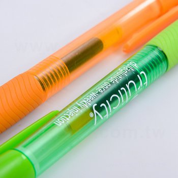 廣告筆-防滑彩色半透筆管禮品-五款筆桿可選禮品-採購訂製贈品筆_3