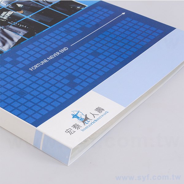 20入/40入/彈簧資料簿600un-磨砂PP材質五色印刷-輕鬆翻閱好收藏_3