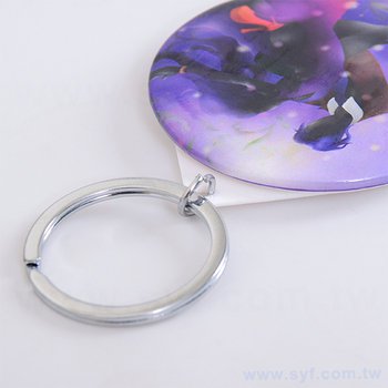 鏡子鑰匙圈-58mm圓形胸章製作-企業禮贈品客製化胸章設計(同003款)_1